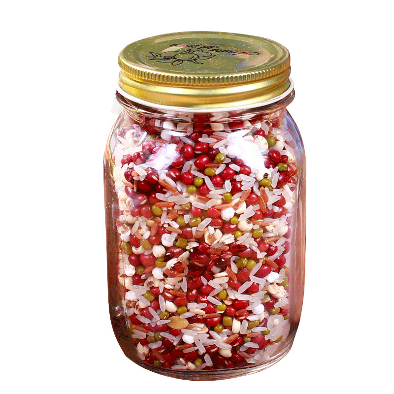 Wholesale carved glass jars, honey glass jars, jam jars, storage jars and sealed glass jars Item Picture