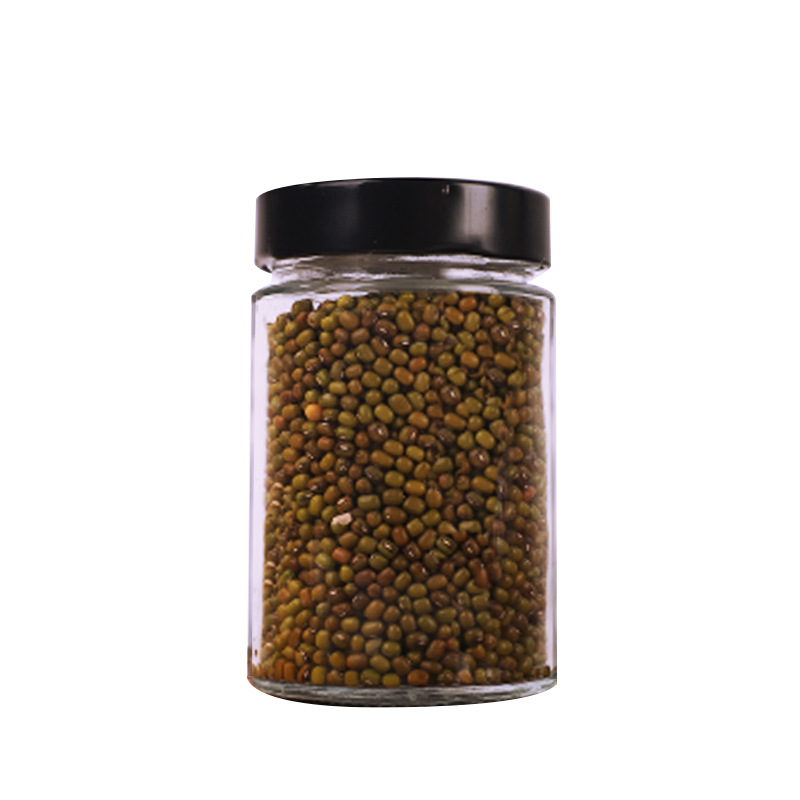 Glass storage jars, kitchenware, grain storage boxes, sealed jars for nuts and coffee beans, honey glass bottles Item Picture