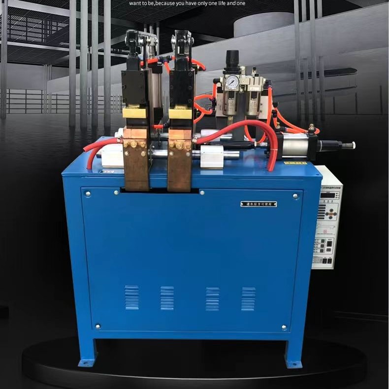 Steel bar, stainless steel, copper and aluminum rod spot welding machine, iron wire and copper wire welding machine, automatic AC flash butt welding machine full figure