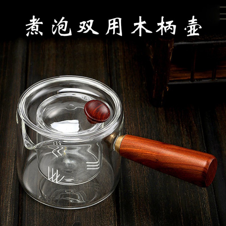 Wholesale fireside tea POTS, thickened high-temperature resistant glass tea POTS, household large-capacity filtering tea POTS, flower tea POTS