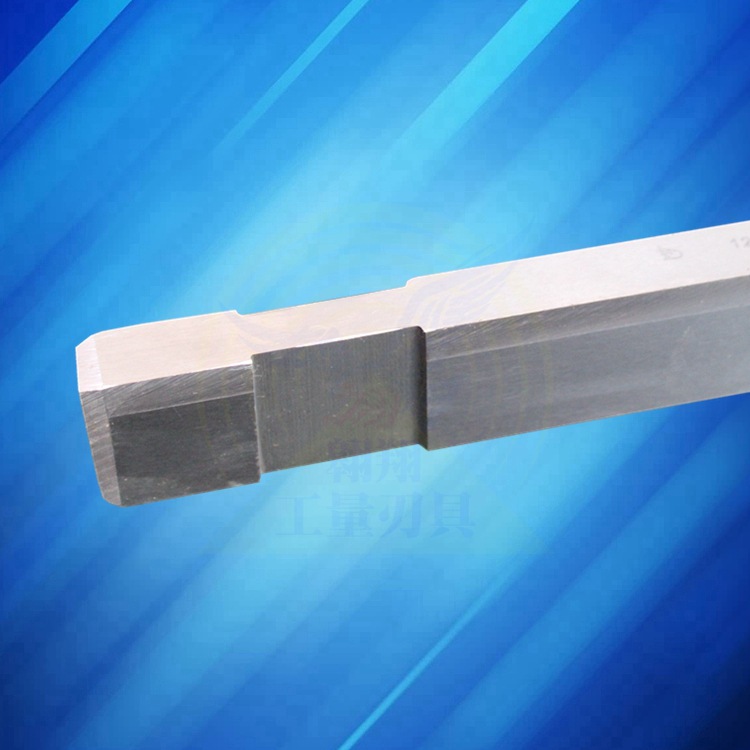 Keyway broach 8, 10, 12, 14, groove length 18-30, 50-80, 120-180, chamfering broach Specification drawing