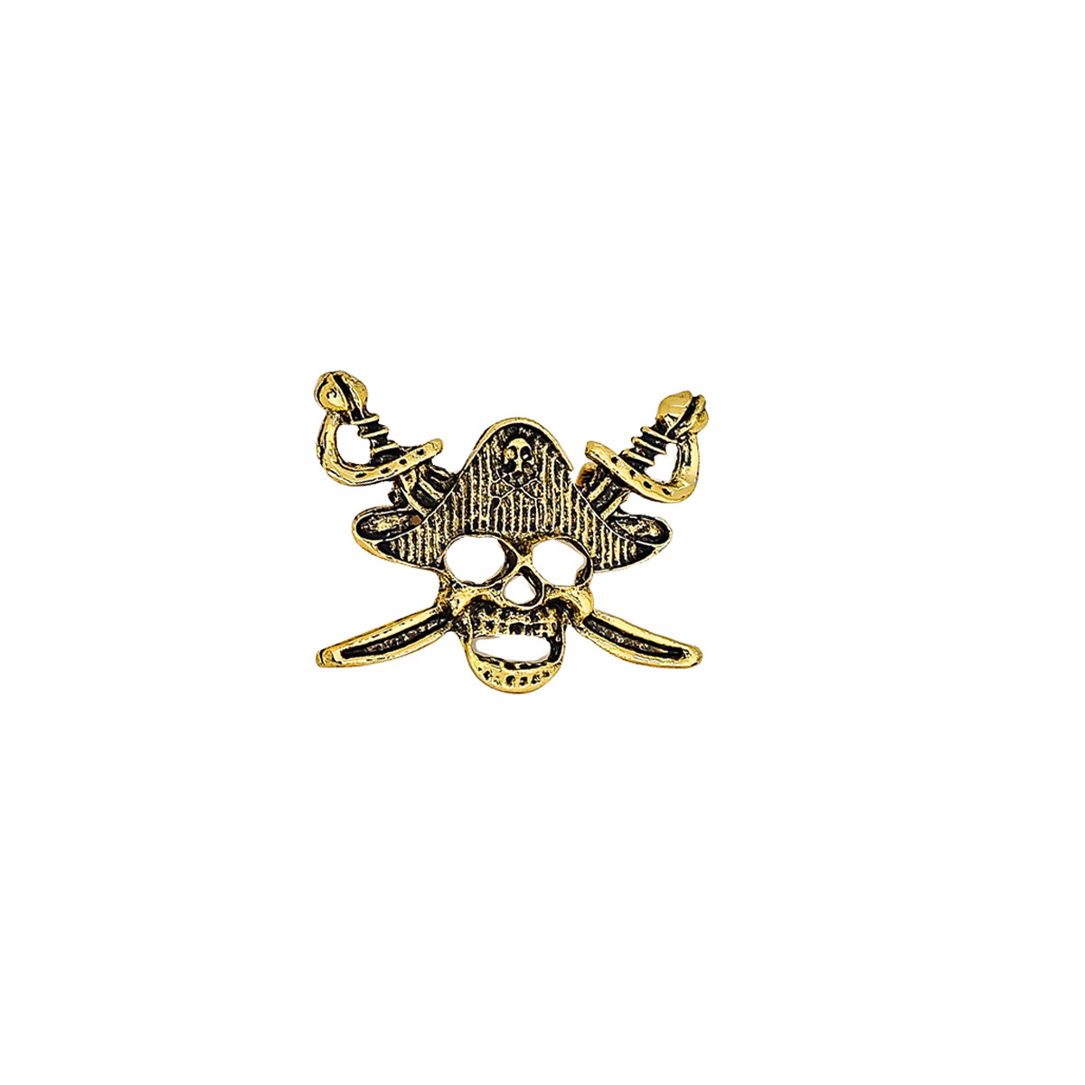 European and American cross-border creative and personalized skull brooch, punk retro pirate vintage clothes, accessories, brooch and corsage Item Picture