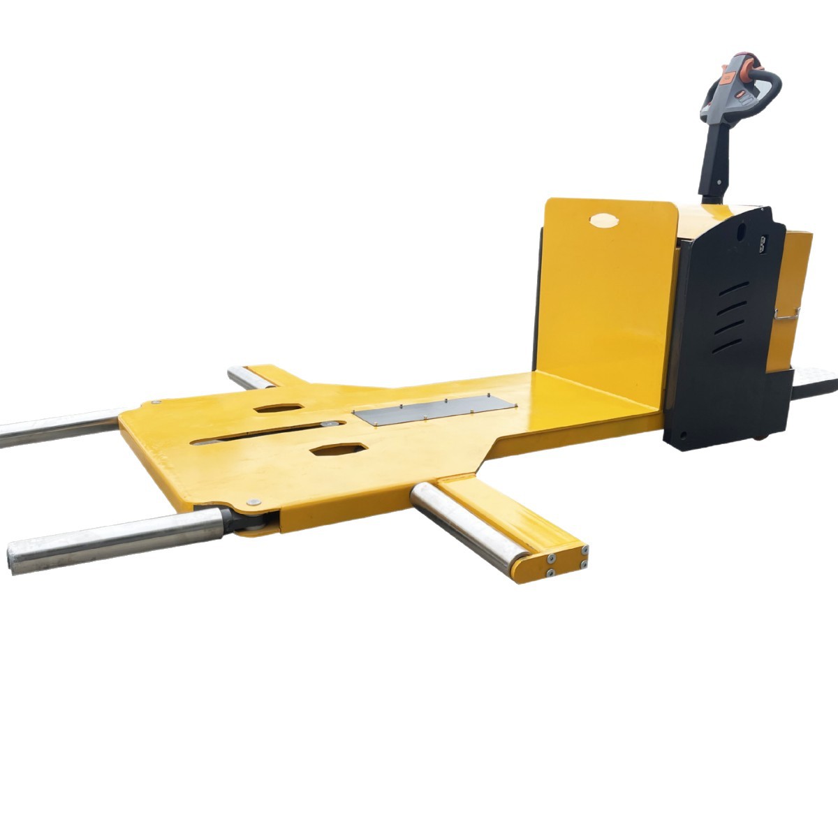 A best-selling all-electric vehicle relocation and moving tool, a hydraulic vehicle mover for road clearance in property communities Item Picture