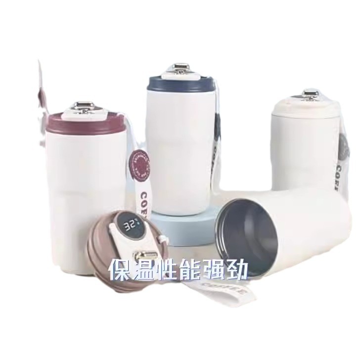 Smart 316 stainless steel coffee cup, portable, high appearance level, simple insulated cup for men and women, souvenir, car portable cup Item Picture