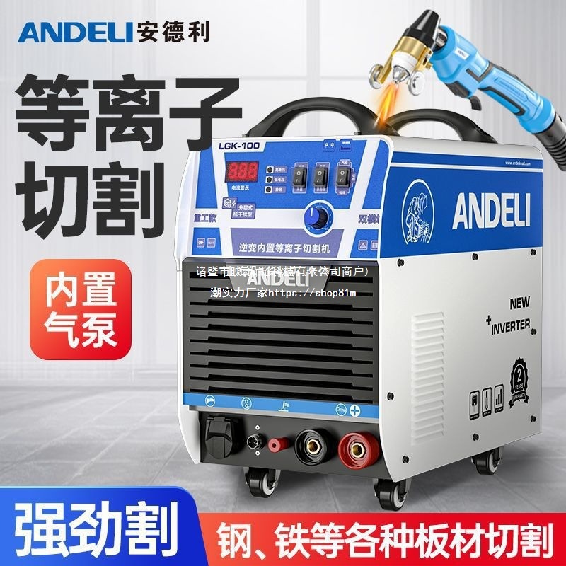 Andeli LGK-80/100/160 built-in air pump plasma cutting machine 220V small portable copper details Picture