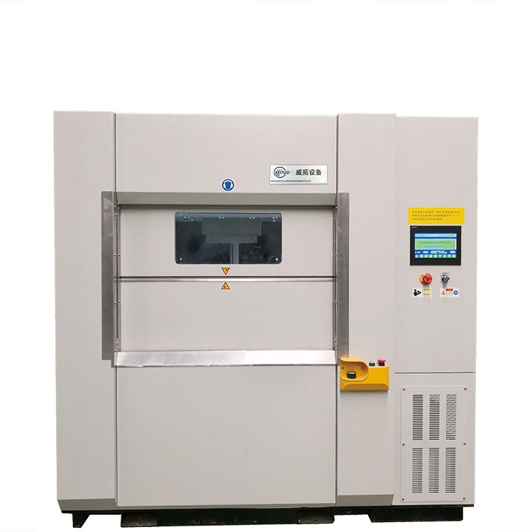 The Weituo VW350 linear vibration friction welding machine is used to weld the oil pot cover of a handheld lawn mower Item Picture