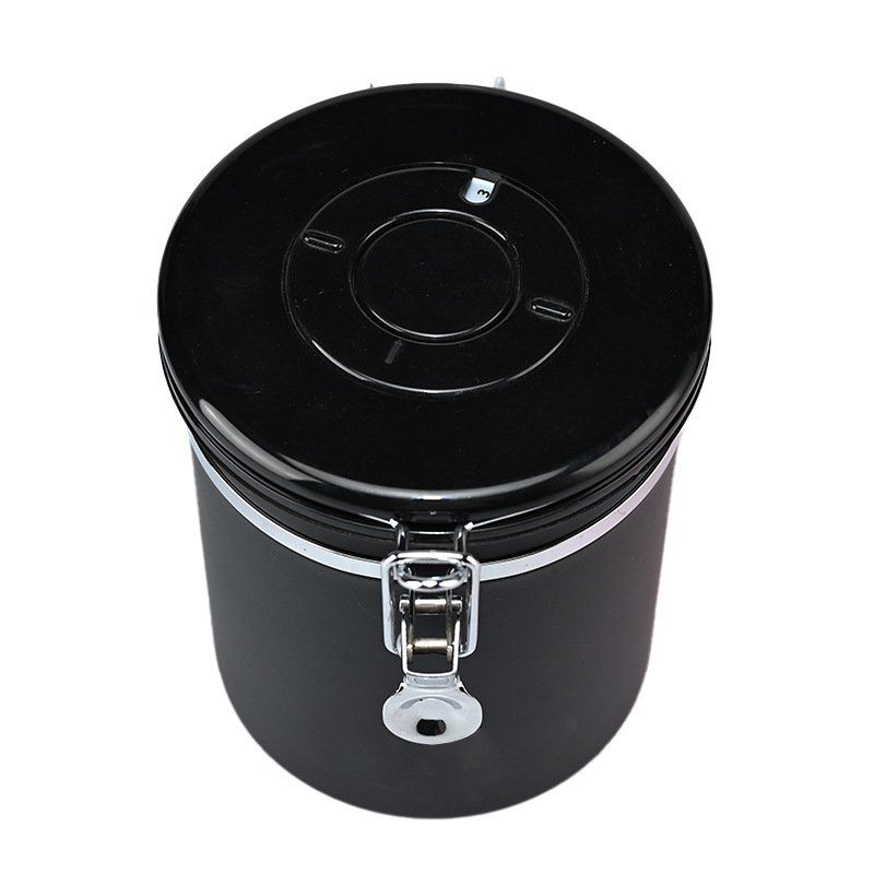 304 stainless steel coffee bean storage tank, sealed tank, tea can, milk powder storage tank, coffee bean can Item Picture