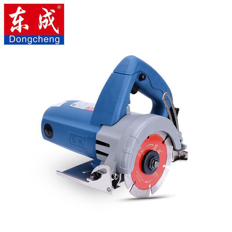 Dongcheng tile cutting machine, high-power industrial small portable multi-functional stone grooving machine, Yunshi Leide Plant Application Scenario
