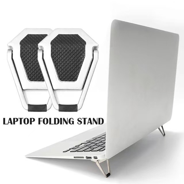 Cross-border computer stand, notebook height-raising stand, aluminum alloy shield, computer desktop foldable and liftable stand full figure