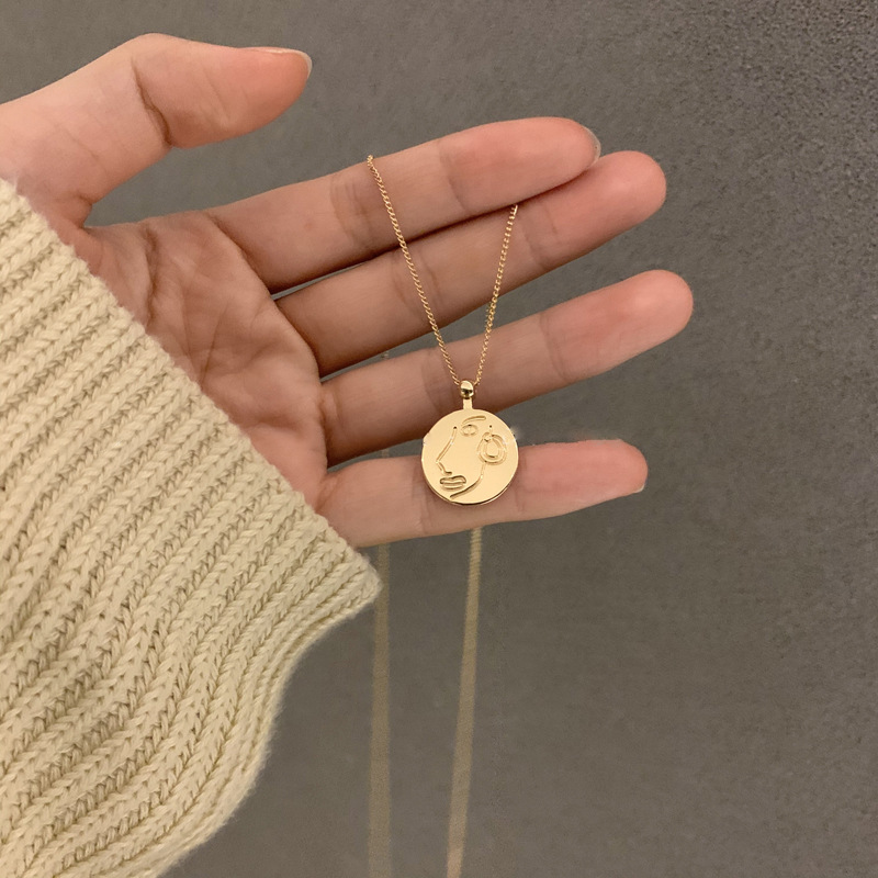 Hip-hop Spice Girl necklace, new Instagram-style long sweater chain for autumn and winter, new Chinese-style sweatshirt chain wholesale details Picture