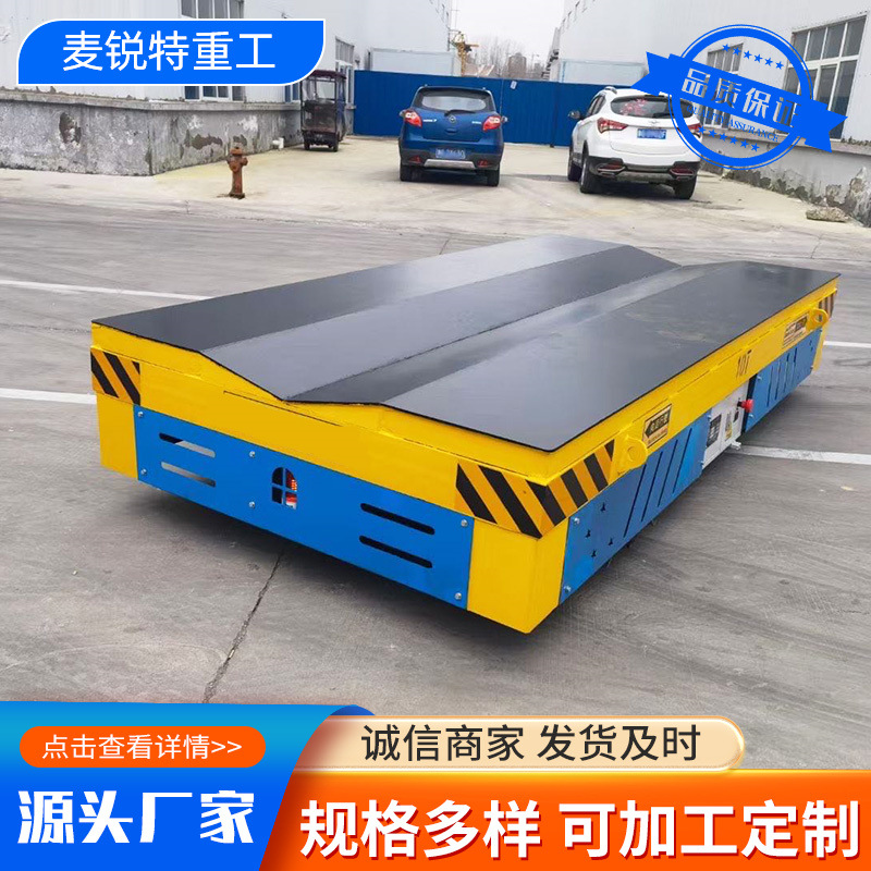 Battery-powered remote-controlled forklift, multi-tonnage flatbed truck for warehouse transportation of goods, trackless electric flatbed truck details Picture