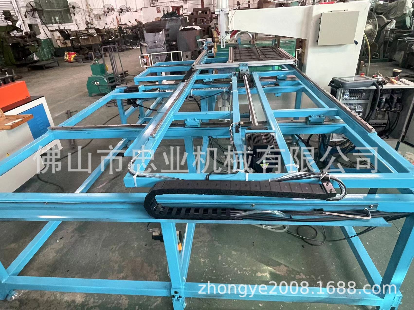 XY axis/welding machine/Pet cage/wire forming equipment/Zhongye Machinery Specification drawing