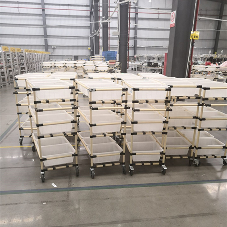 The supply of e-commerce picking trucks, lean pipe sorting racks and logistics package picking shelves is simple and cost-effective details Picture