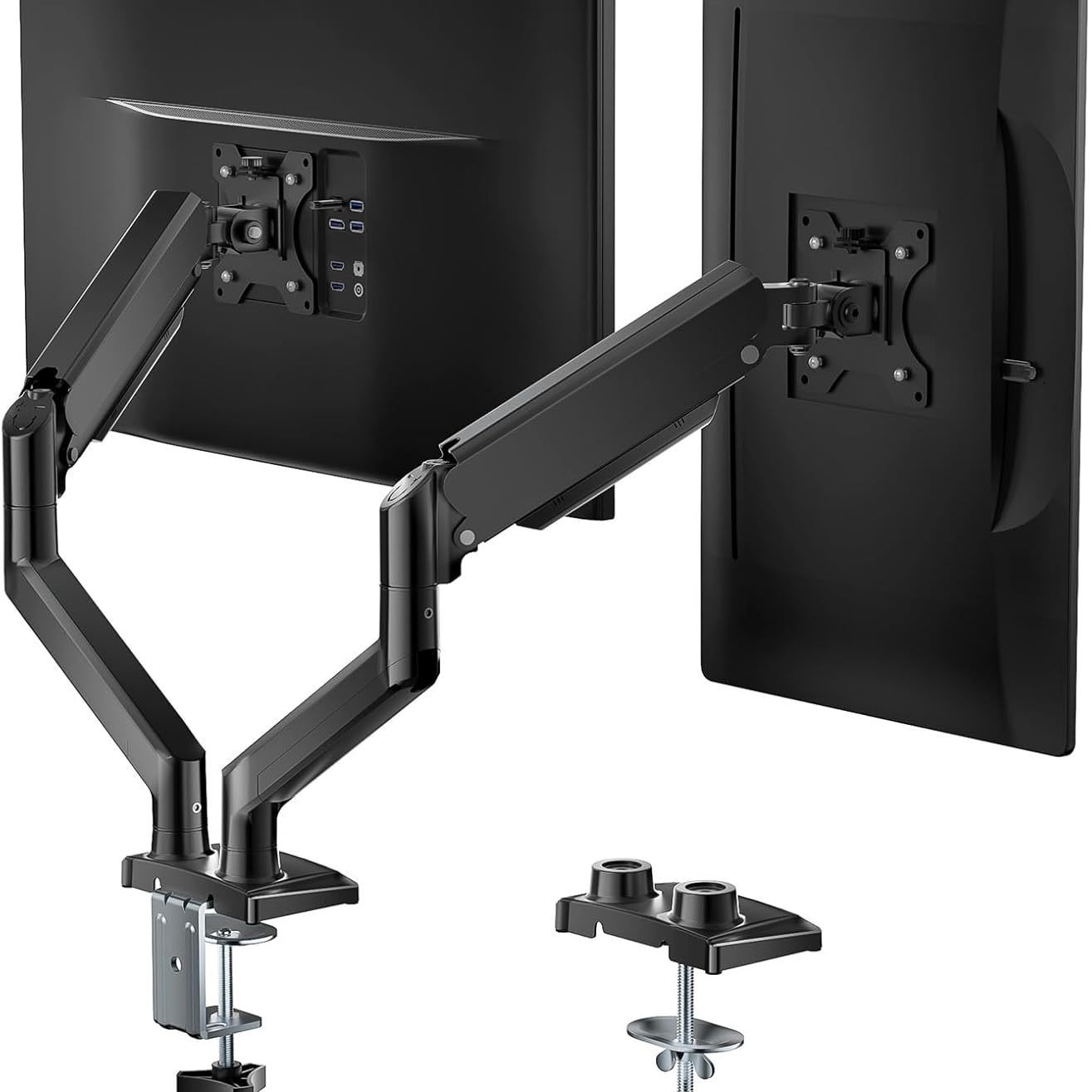 Monitor stand, display screen curved screen stand, double-arm gas spring stand, computer stand Item Picture
