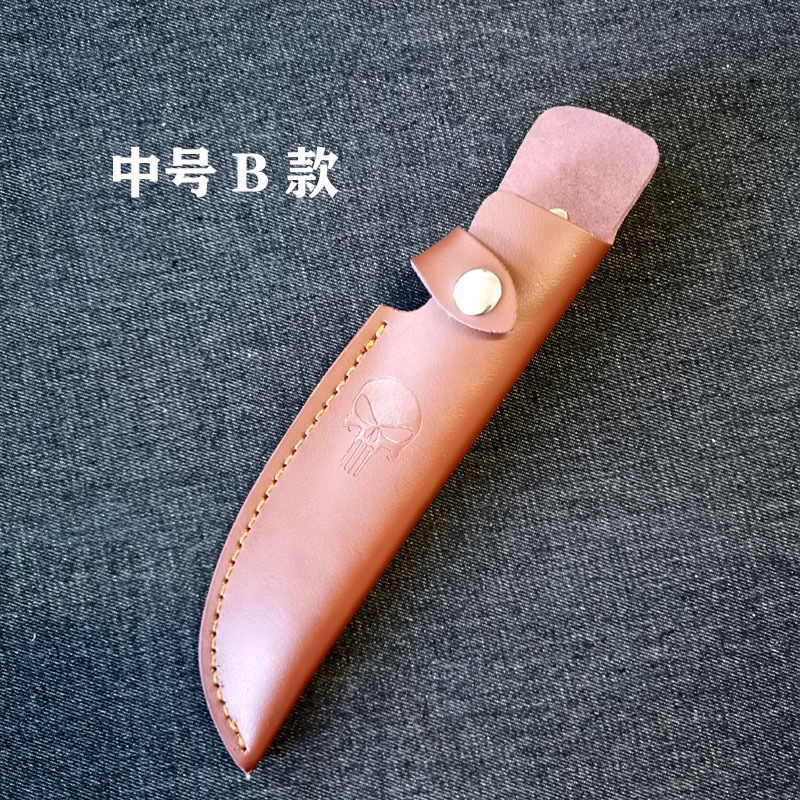 Leather knife covers, cowhide knife covers, universal outdoor self-defense knife sheaths, anti-cut leather knife covers, knife boots with belt buckles, knife pants undefined