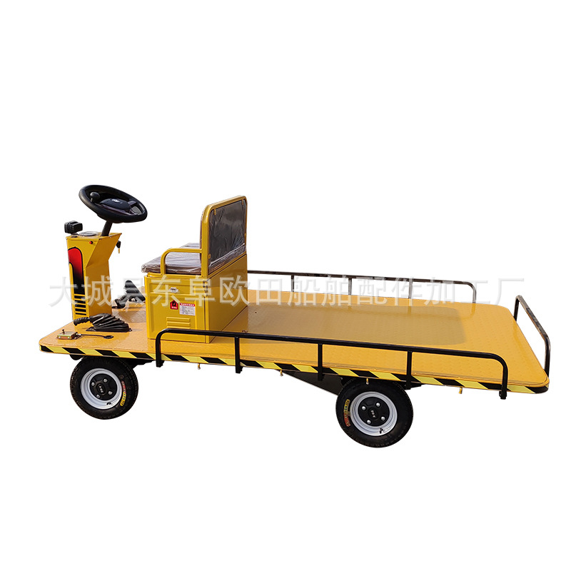 The manufacturer sells electric flatbed trucks, large-capacity factory logistics handling vehicles, and electric four-wheel trucks undefined