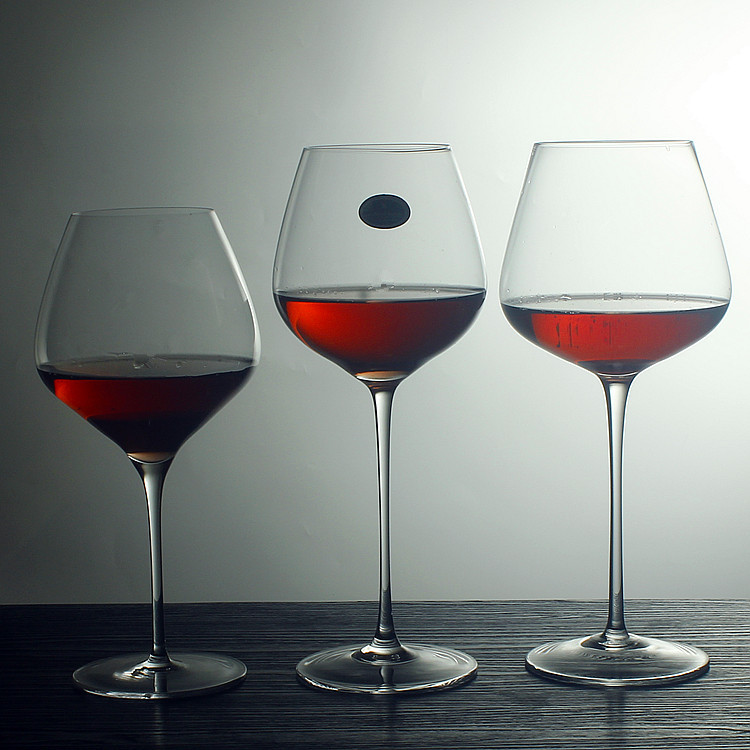 In-stock crystal glass, hand-blown crystal red wine glass set, highball glass, Bordeaux wine glass full figure