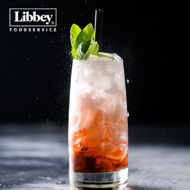Libby glass cups, milk cups, beverage cola cups, creative juice cups, tea cups, transparent thick-bottomed straight glass cups Application Scenario
