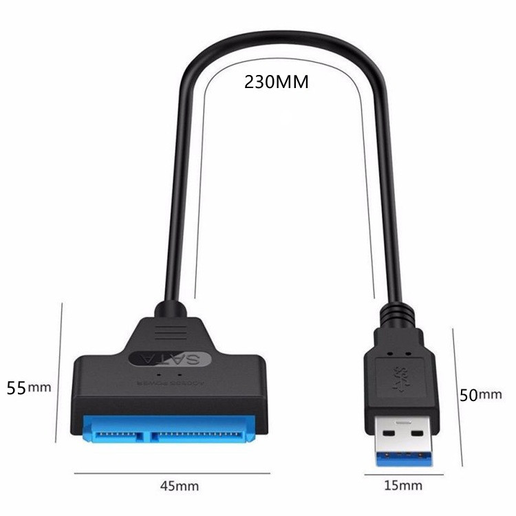 3.0 USB TO SATA 7+15 hard disk adapter cable, Easy Drive cable, external interface desktop SATA cable details Picture