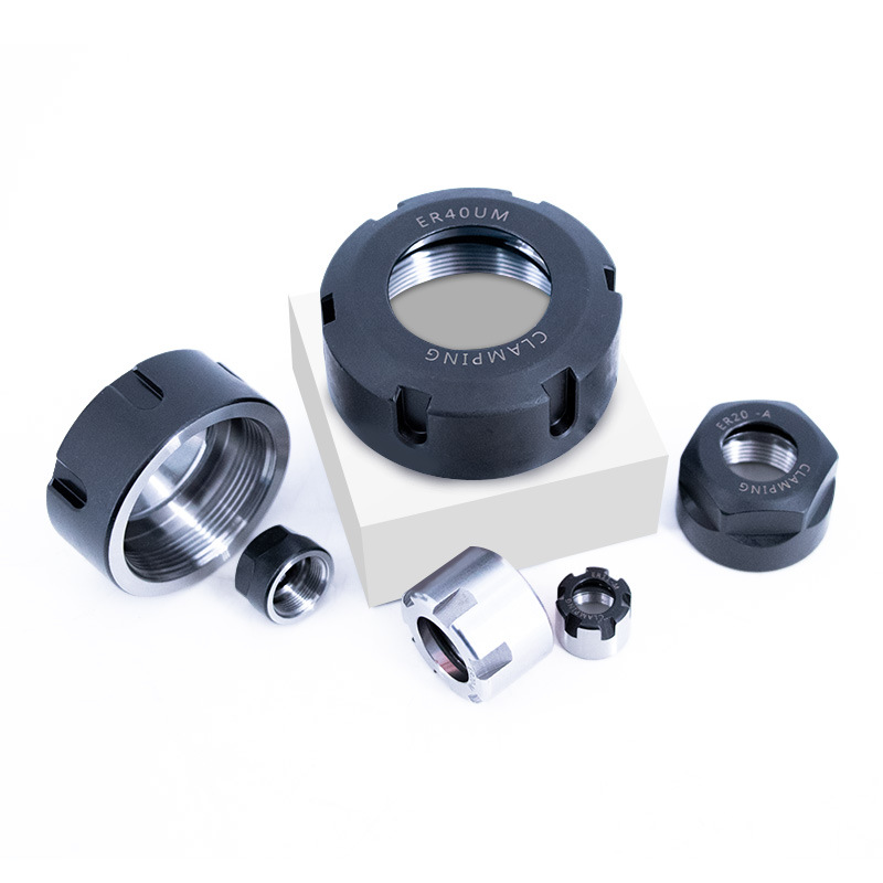 ER25 CNC tool holder nut UM//M/A type nut spring chuck cap ER32 CNC engraving machine nut Application Scenario