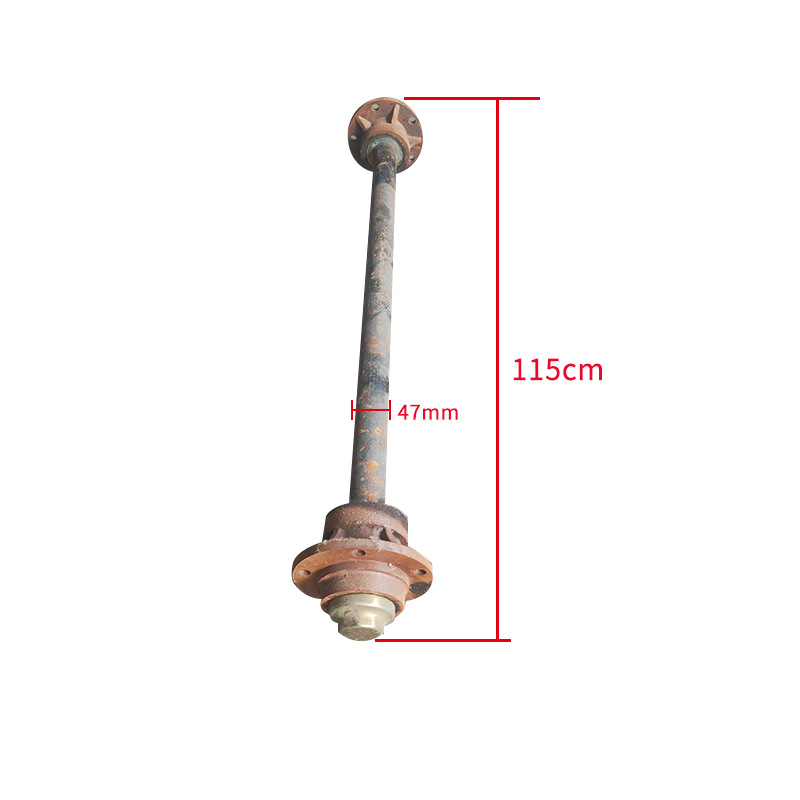 The axle diameter of the carriage is 50. Two through axle heads are equipped with 6207/6208 bearings Item Picture
