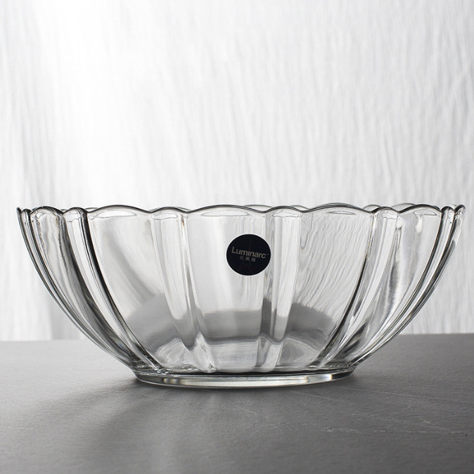 Lemeiya tempered transparent glass salad bowls, soup bowls, rice bowls, household fruit plates, condiment bowls Specification drawing