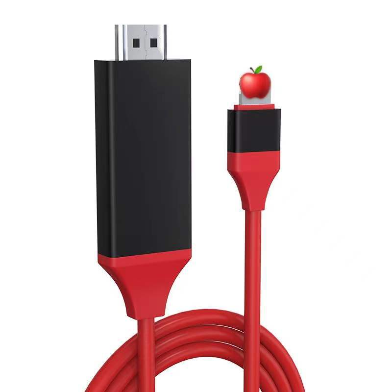 This lightning to HDTV high-definition projection cable for converting iphones to HDTV screens does not require power supply Application Scenario