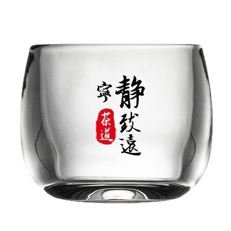 Transparent glass tea cups, wine glasses, health cups, clean pregnant women's master cups, individual tea sets, a set of household tea sets wholesale Item Picture