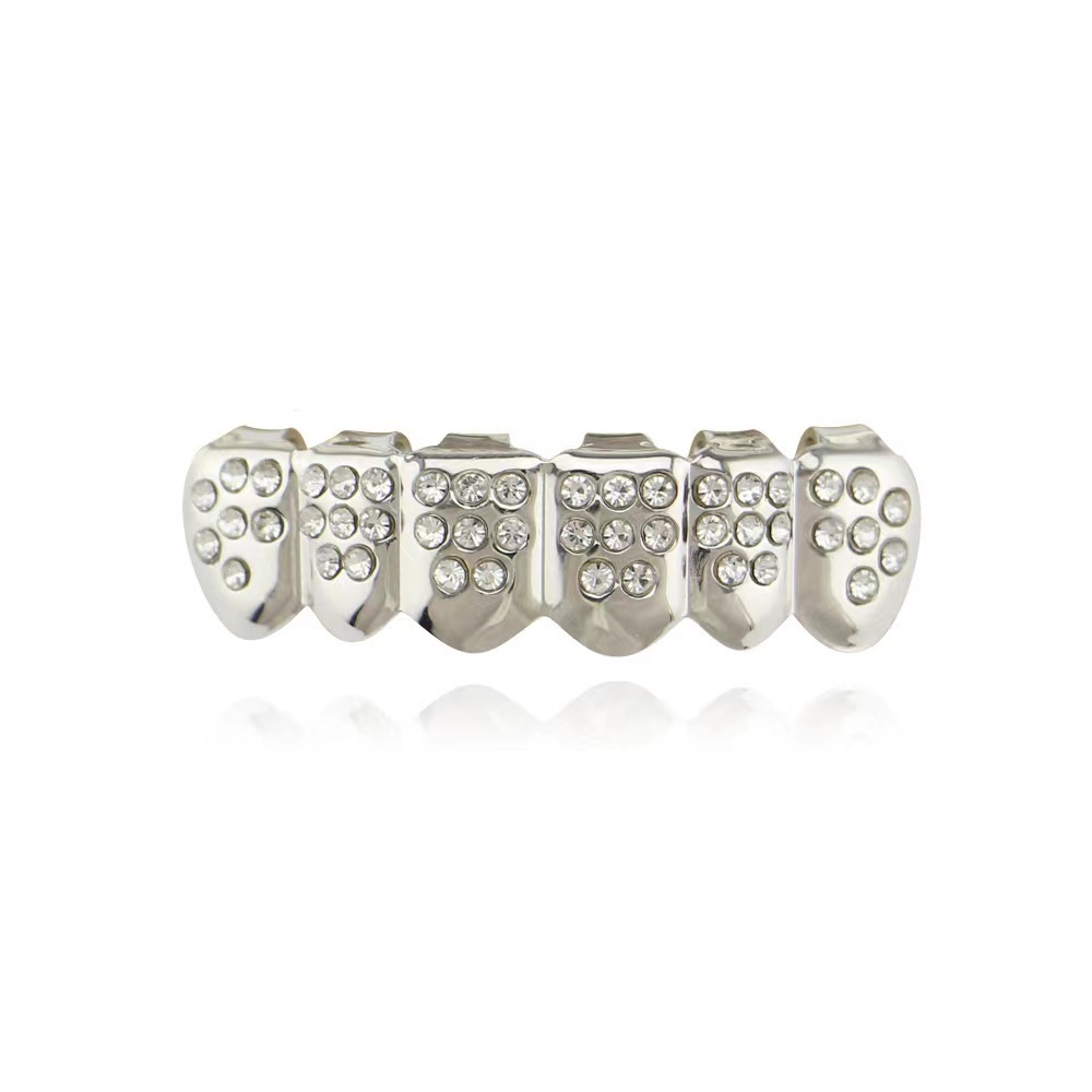 temu, a cross-border bestseller, is selling 72 diamond gold Hiphop braces. Wholesale and direct sales of accessories are trendy Application Scenario