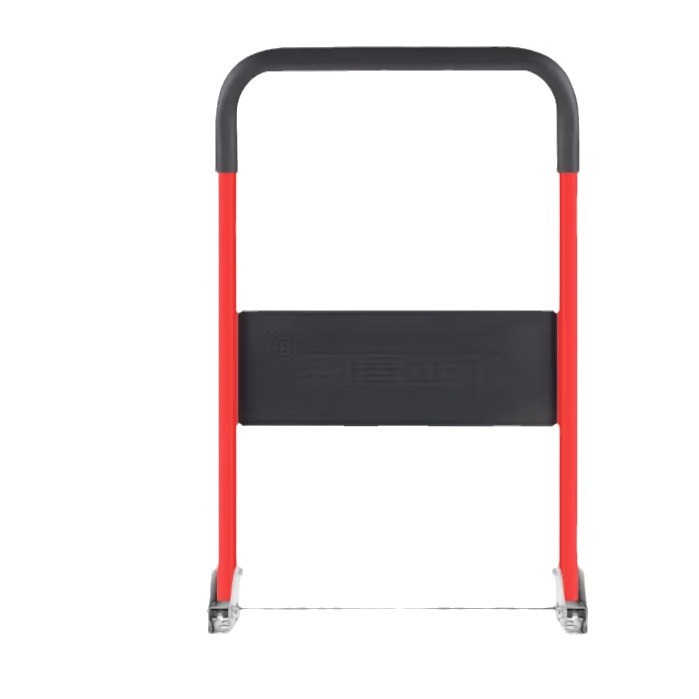 The handrails of Xinyue Changhui color-coated plastic-coated flatbed carts, folding small carts, handcarts, and trucks are raised Item Picture
