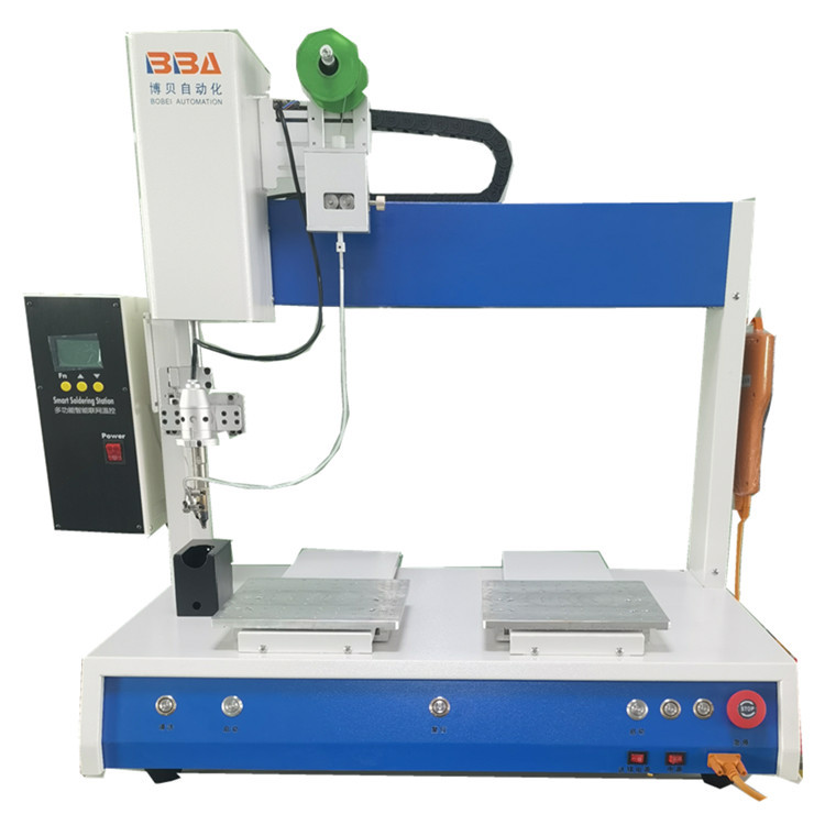 BBA fully automatic soldering machine, wire spot soldering, LED lamp soldering machine, PCB circuit board soldering [Cross-border direct supply Specification drawing