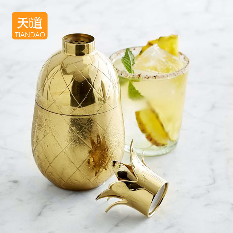 Stainless steel creative pineapple cocktail shaker 500ml bar cocktail shaker Application Scenario