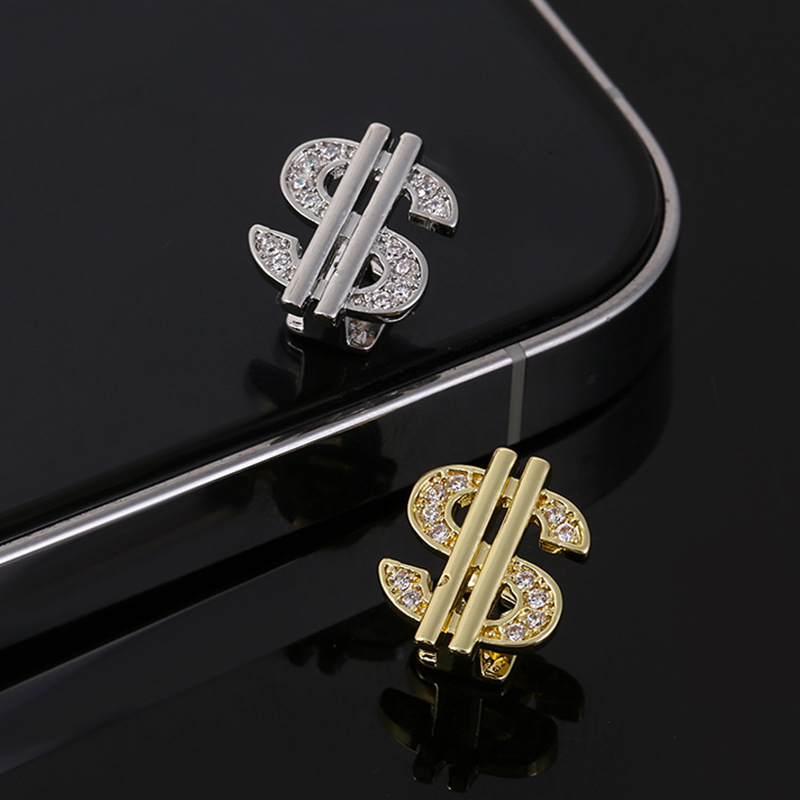 Cross-border HIPHOP gold braces, single US dollar, US dollar teeth electroplating hip-hop accessory braces manufacturer wholesale Application Scenario