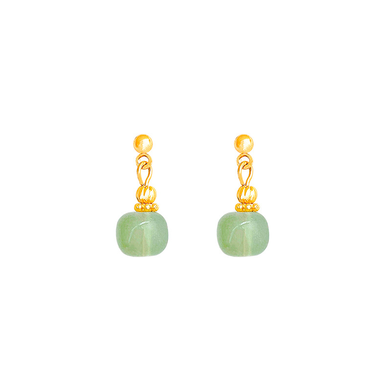 New Chinese-style simple and small stud earrings for women, 2024 new high-end and elegant earrings, cheongsam and Hanfu earrings and earrings Item Picture