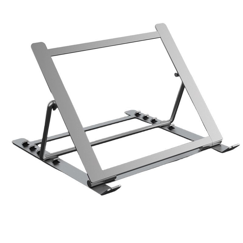 Laptop stand folding aluminum alloy desktop bracket, height-increasing portable storage and heat dissipation lifting support frame Item Picture