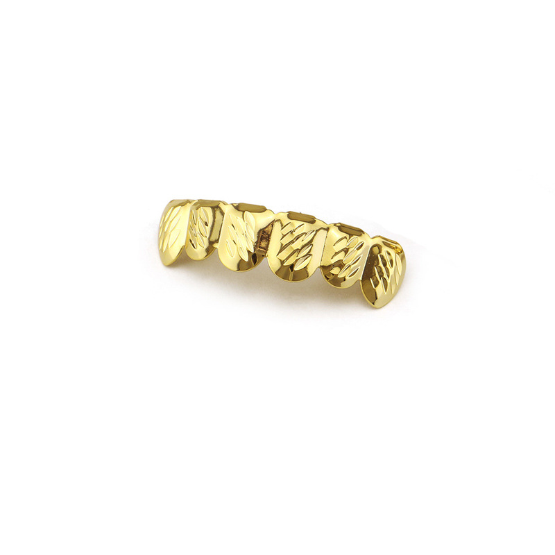 The new best-selling HIPHOP Hiphop gold teeth cover, with large gold teeth and two-color gold teeth, is supplied by the HiPHOp manufacturer details Picture