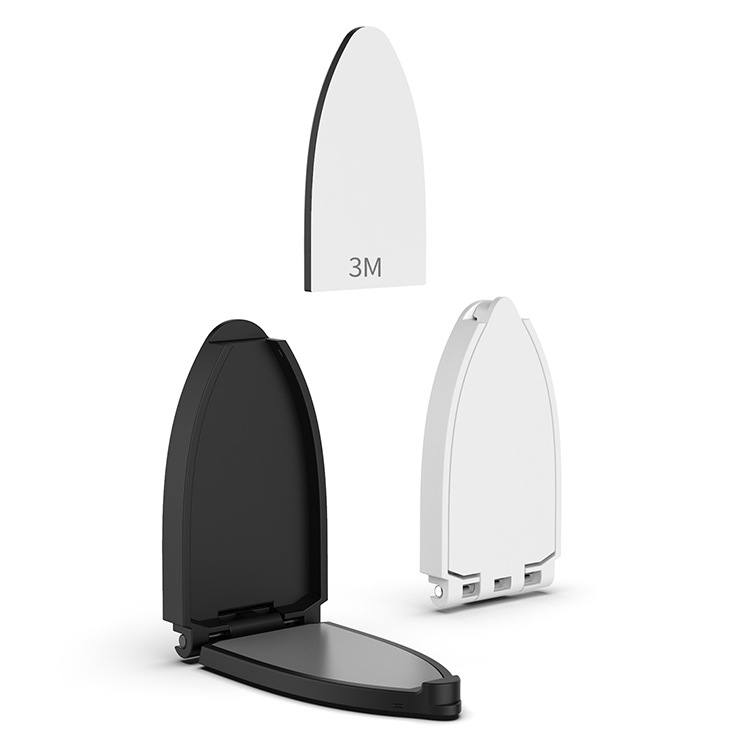 Cross-border adhesive folding headphone stand, double-sided adhesive headphone storage, desktop computer desk storage headphone stand Item Picture