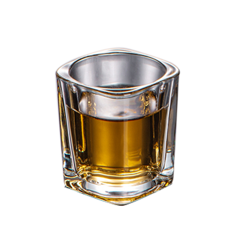 White spirit cups, household set, glass cups, small Western-style wine cups, cups, small wine dispensers, 2 liang bullet cups, 1 mouth cup Item Picture