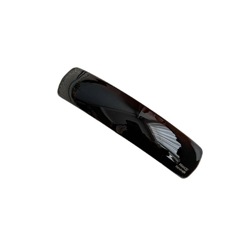 2025 New high-end French acetate large back head half-tied ponytail, one-line clip spring clip for women Item Picture