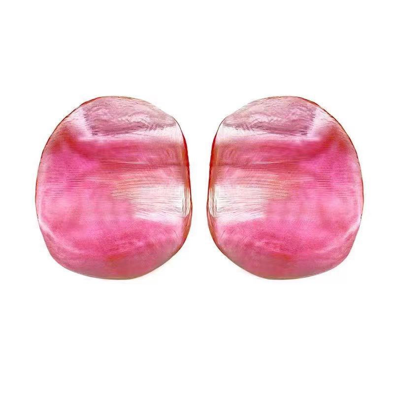 Faye Wong's Spring Festival Gala earrings and earrings, a sophisticated and trendy look for women, 2025 shrimp chip stud earrings, a niche and fashionable French style Item Picture