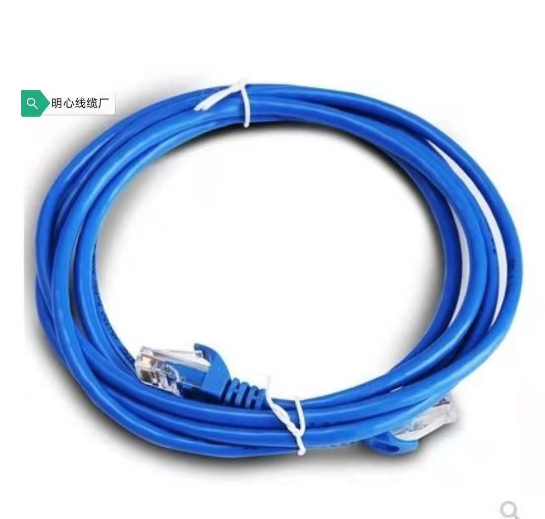 Category 5E finished network cable, computer patch cord, Category 5 unshielded network cable, CAT5E network router cable, 1-meter cable full figure