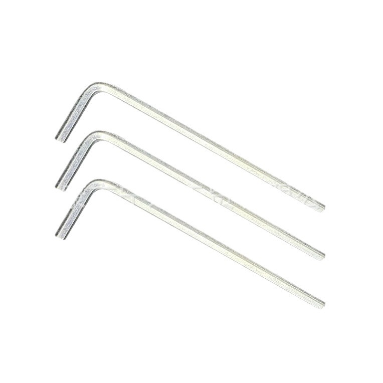 L-shaped flat-head Allen wrench, extended wrench tool, quenched household set, metric galvanized factory wholesale Item Picture
