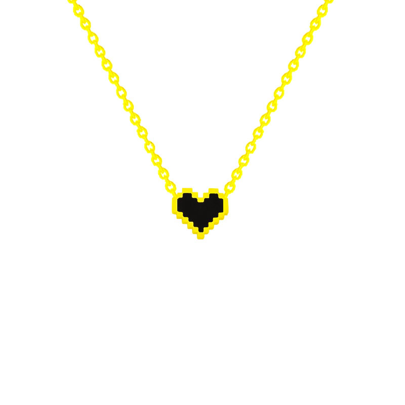 Korean sweet student red heart-shaped necklace for women, a light luxury and niche 2024 new heart-shaped collarbone chain accessory Item Picture