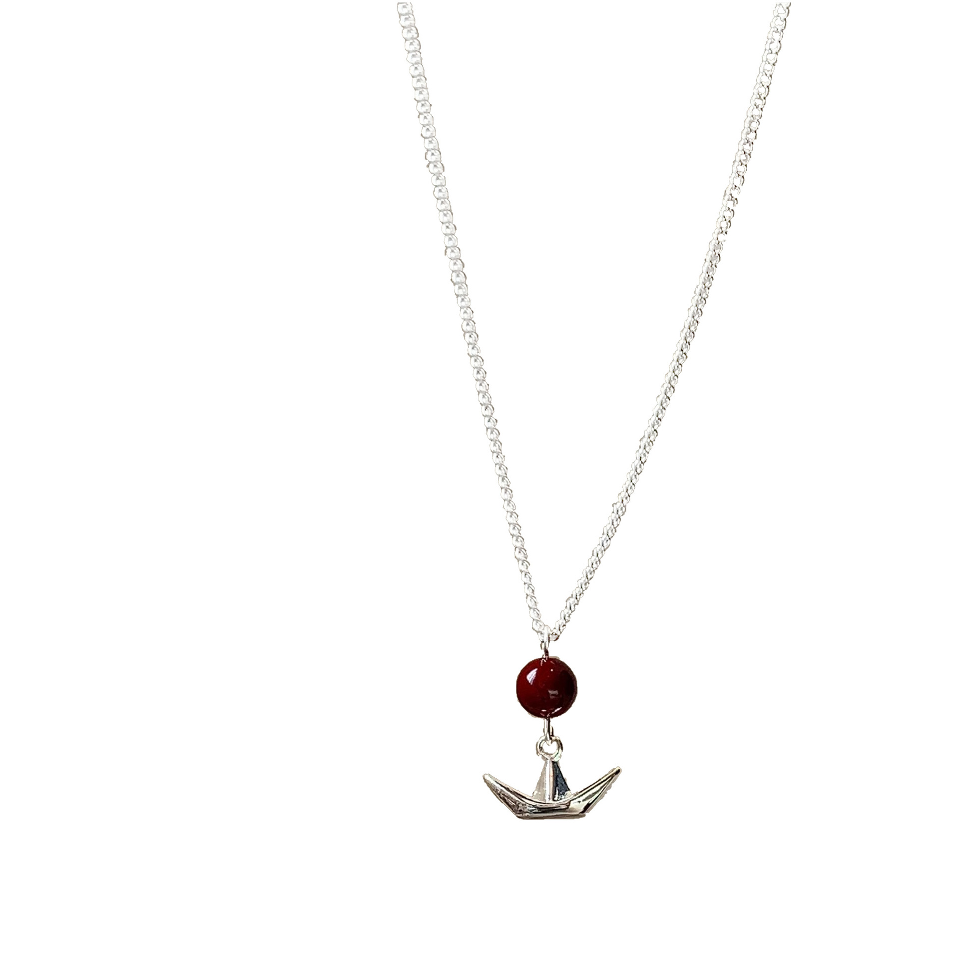 New Chinese-style versatile necklace, women's Smooth Sailing pendant necklace, niche and light luxury neckchain, collarbone chain Item Picture