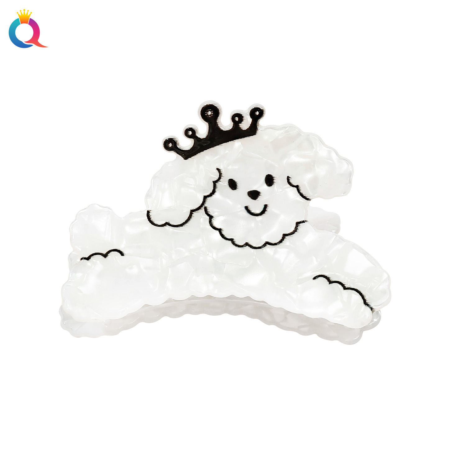 Qiyue Cross-border Acrylic cartoon hair clips, high-end hairpin clips, cute shark clips, hair accessories and headwear wholesale Item Picture