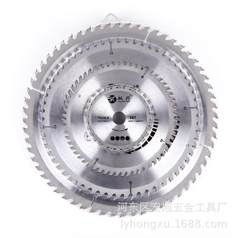 Shuangxing white wood saw blades, hard alloy saw blades, woodworking saw blades, diamond saw blades, cutting blades, circular saw blades Specification drawing