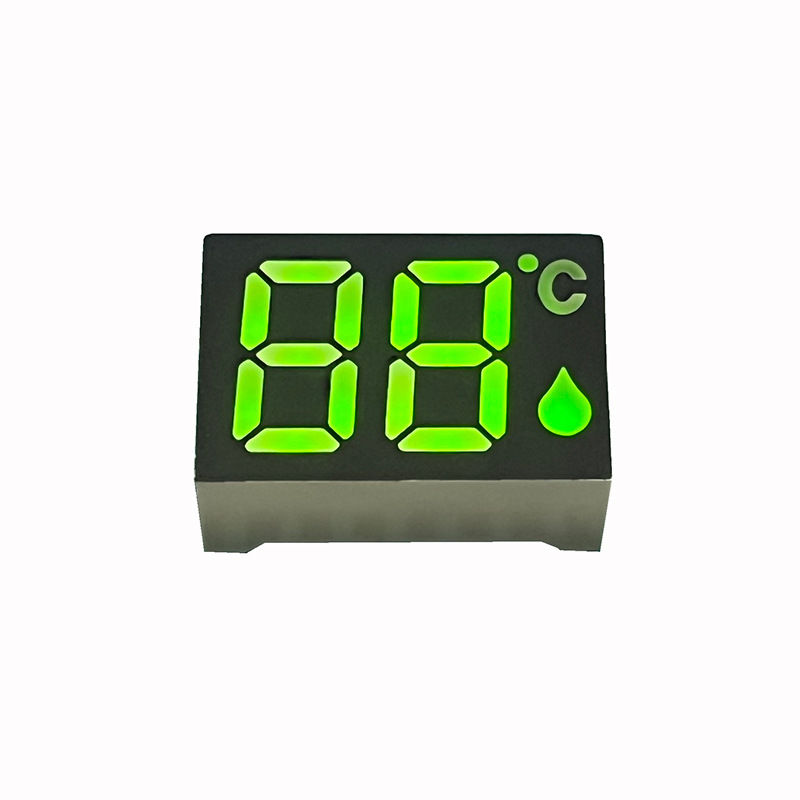 LED digital tube source factory, two-position temperature digital tube, digital screen, faucet, digital display tube, high brightness Specification drawing