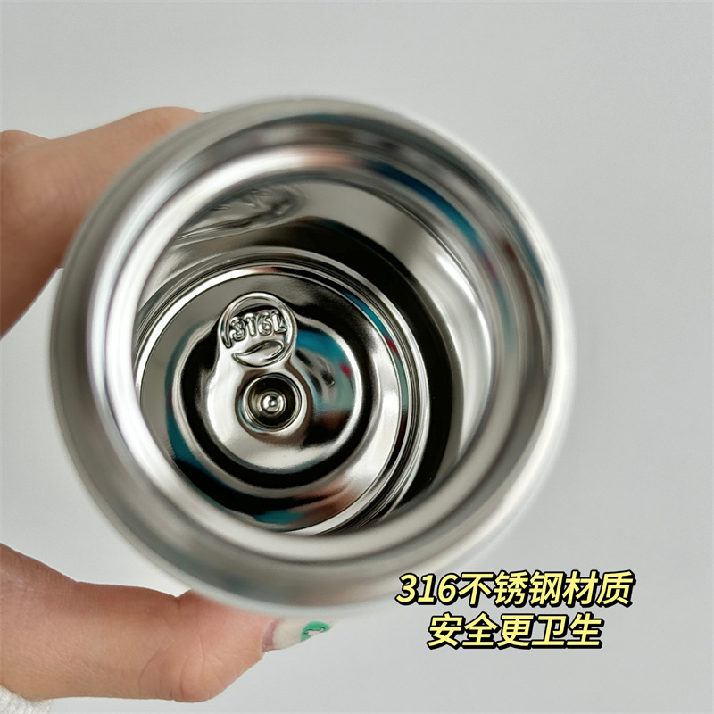 Youman Letter Bouncing Children's Insulated Cup, Girls' High School appearance Level Stainless steel insulated Water Cup, Student Mini Travel Cup Application Scenario