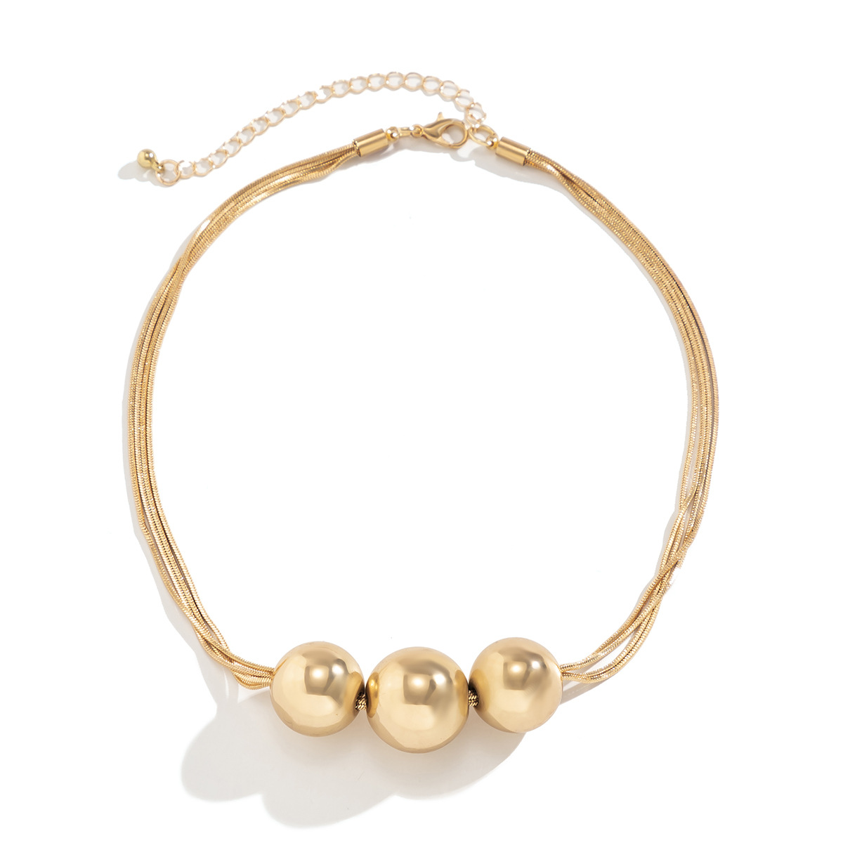A minimalist and trendy hip-hop punk necklace with a cold and unique style from Europe and America Item Picture
