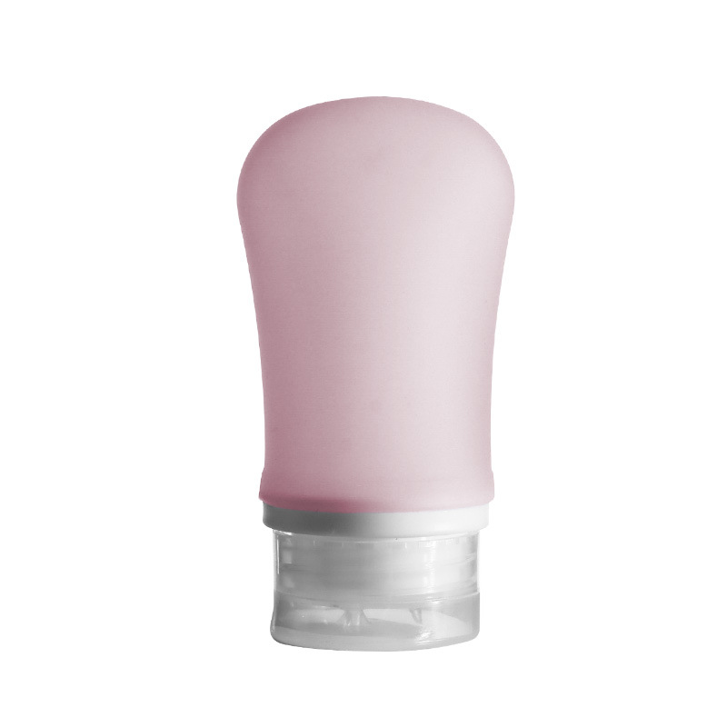 New food-grade extruded silicone dispensing bottle for travel, outdoor and business trips, portable shampoo and body wash storage bottle Item Picture